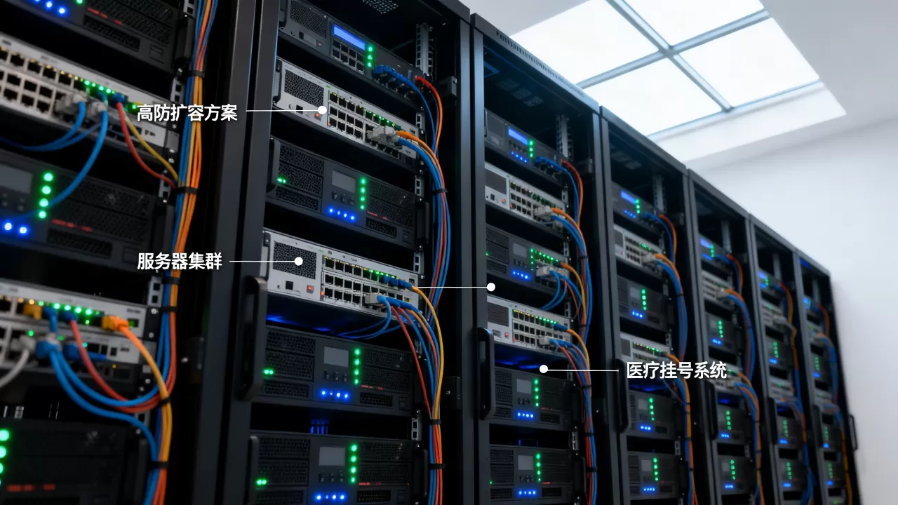 医疗挂号高峰服务器高防扩容方案怎么做，医院挂号系统高防扩容？