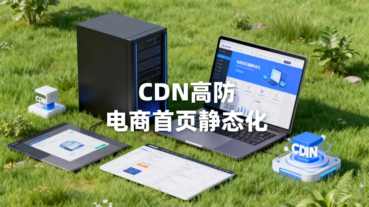 电商首页静态化需要CDN高防吗，电商首页静态化CDN高防组合是什么