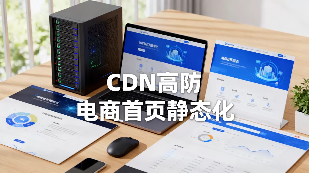 电商首页静态化需要CDN高防吗，电商首页静态化CDN高防组合是什么