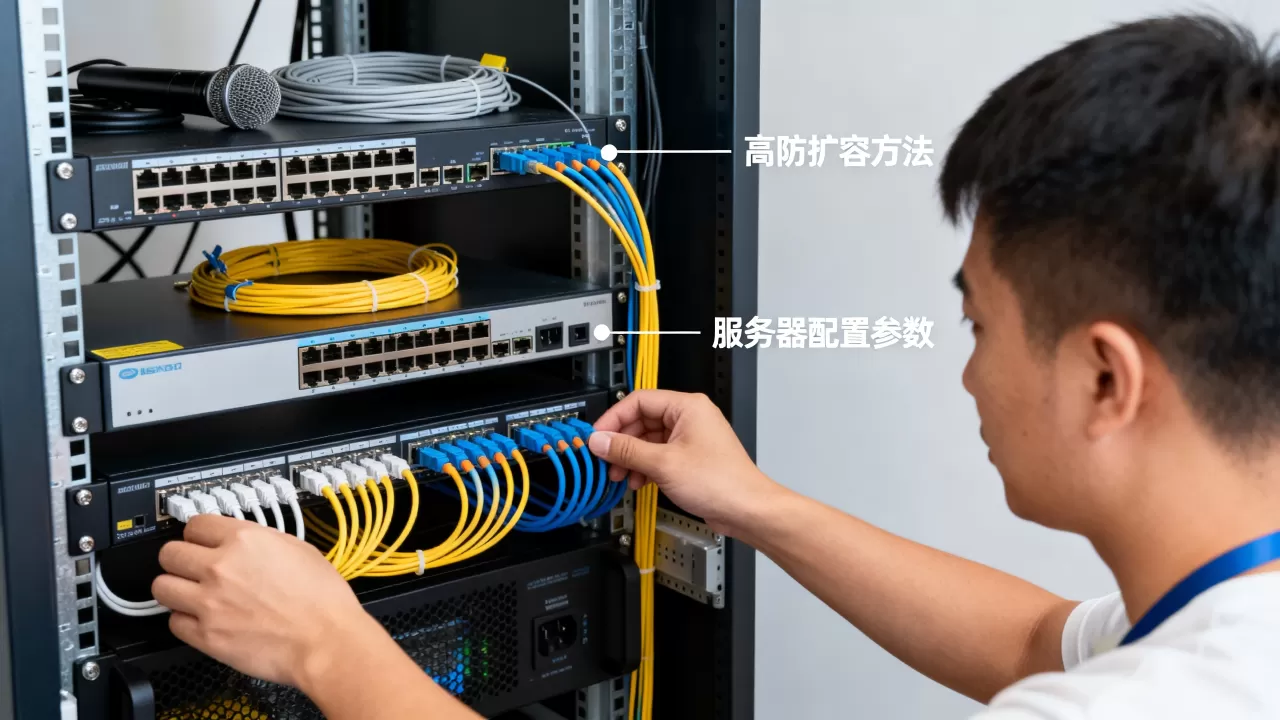黄金档直播服务器高防扩容方法有哪些？，怎么扩容