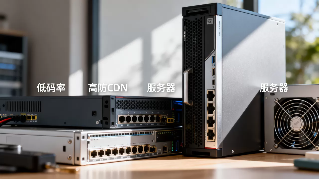 低码率高防CDN与服务器如何取舍？，低码率高防CDN服务器怎么选