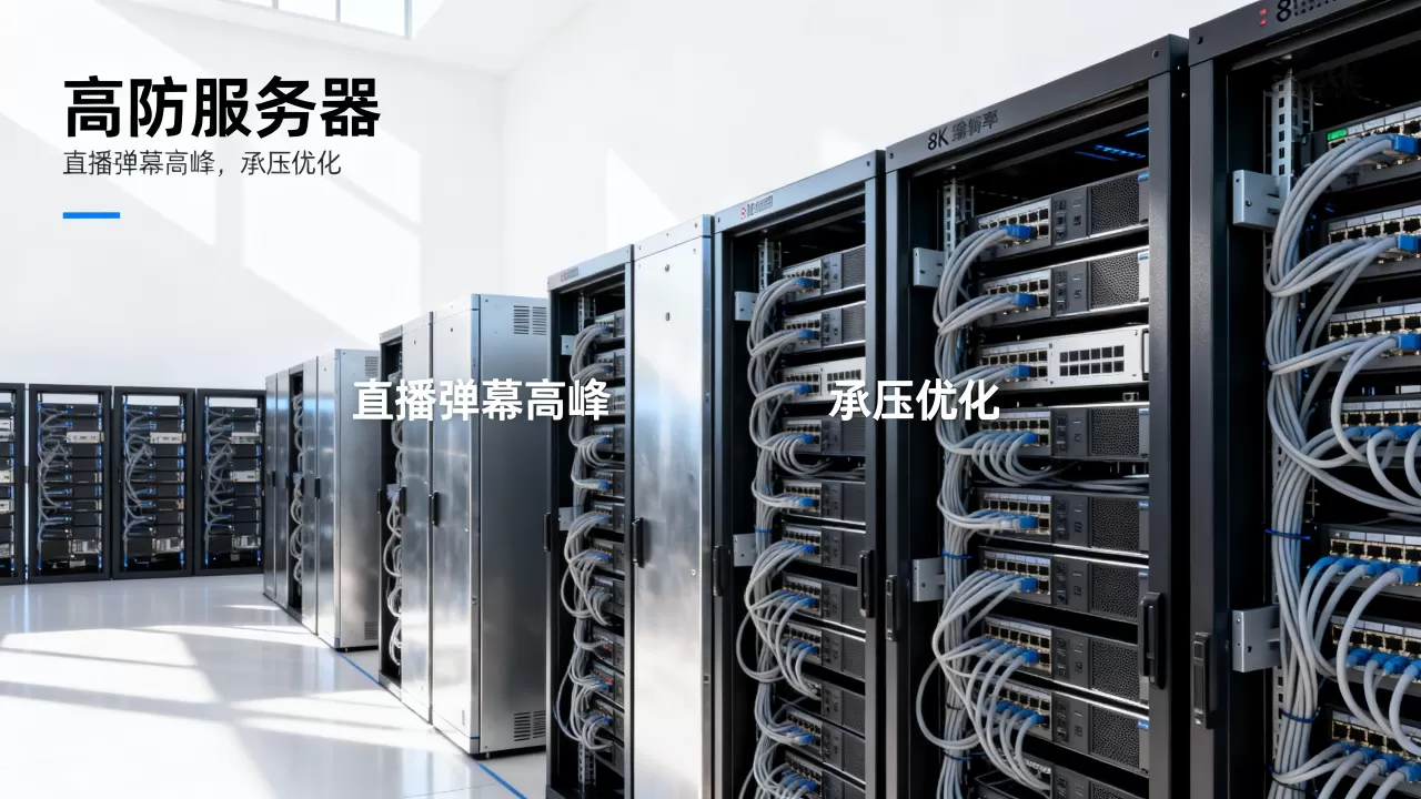 直播弹幕高峰服务器如何高防承压？高防服务器租用价格