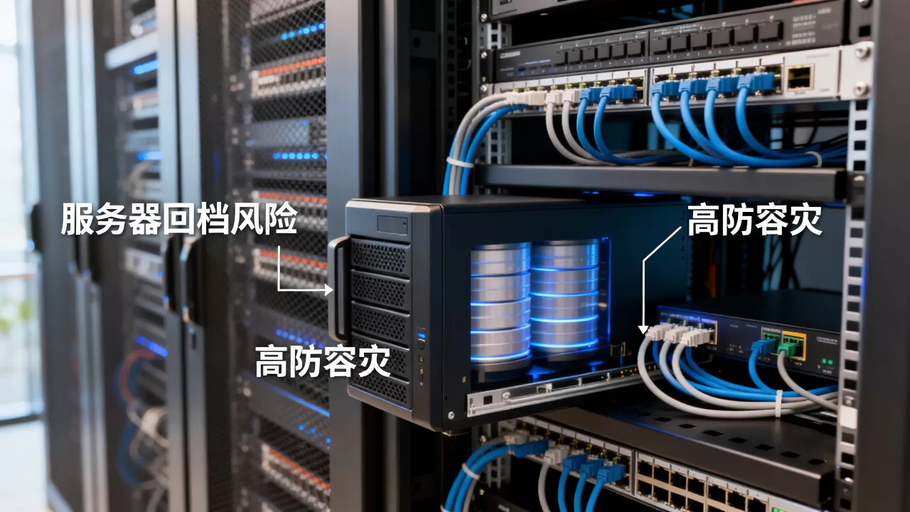 服务器回档风险高，高防容灾怎么搭？回档风险容灾搭配法