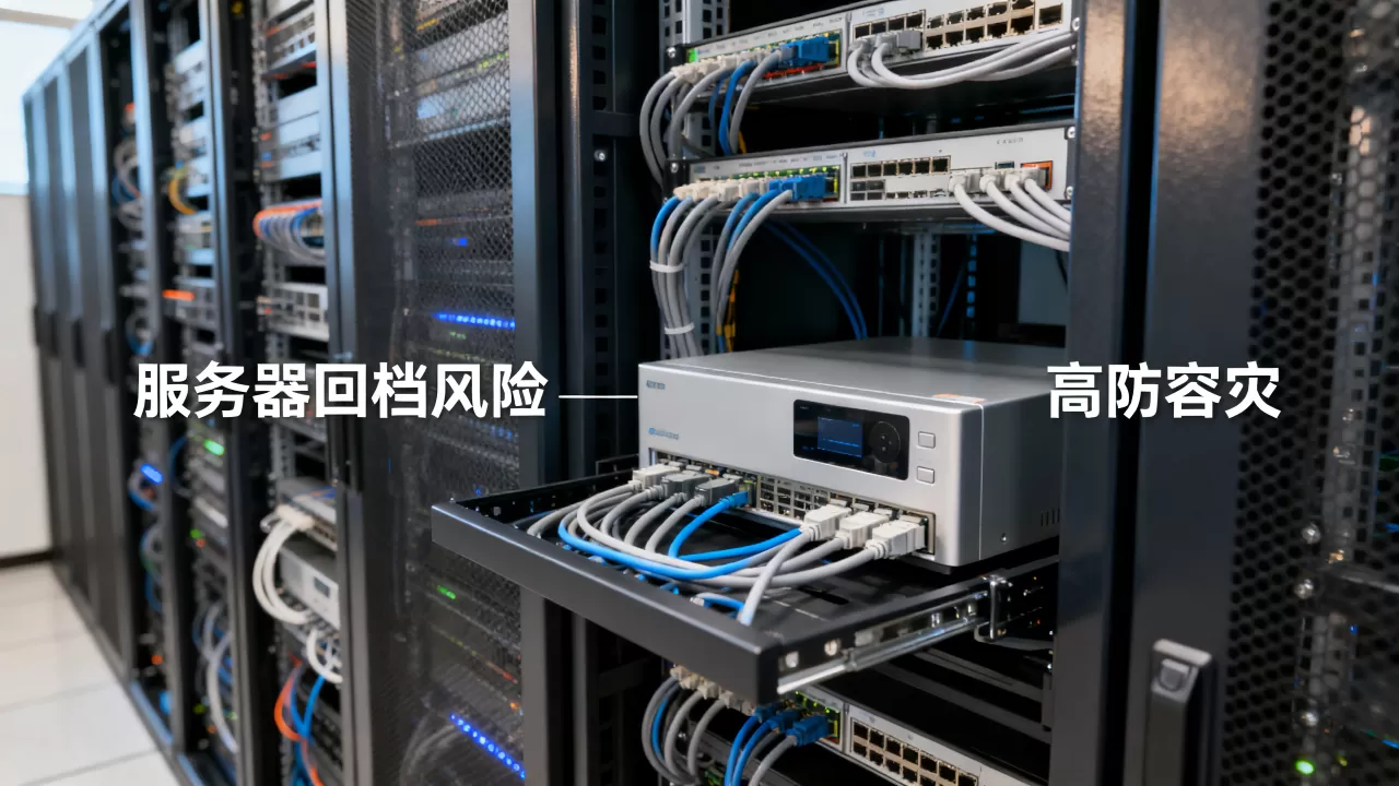 服务器回档风险高，高防容灾怎么搭？回档风险容灾搭配法