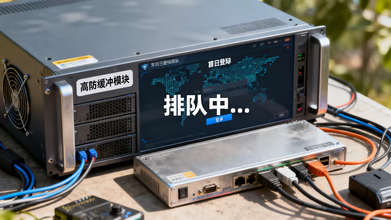 新游首日登录排队如何设计高防缓冲，为什么需要高防缓冲？