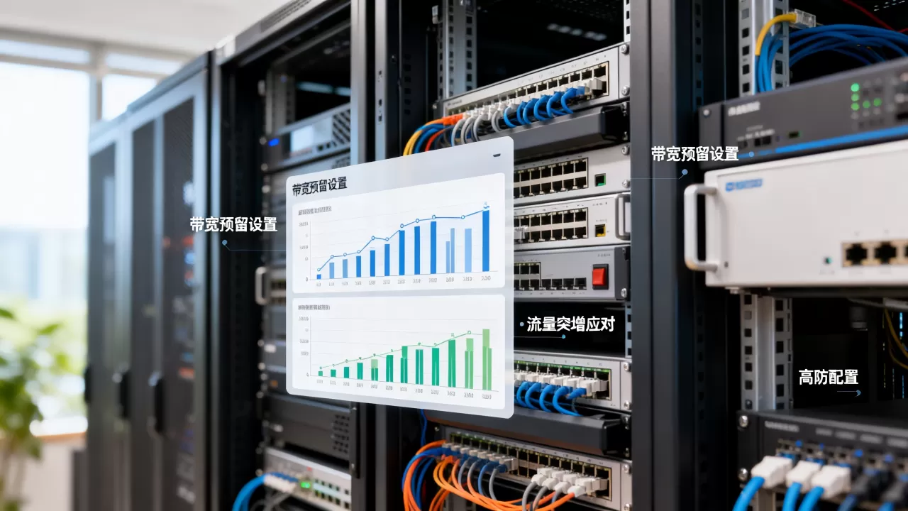 版本更新时服务器与高防的带宽预留怎么设置才够用，如何应对流量突增？