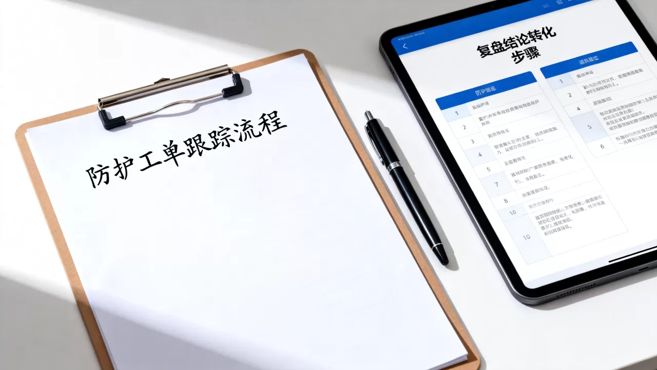 复盘结论如何转化为防护工单的跟踪机制,防护工单跟踪怎么做? 复盘结论如何转化为防护工单的跟踪机制,防护工单跟踪怎么做?