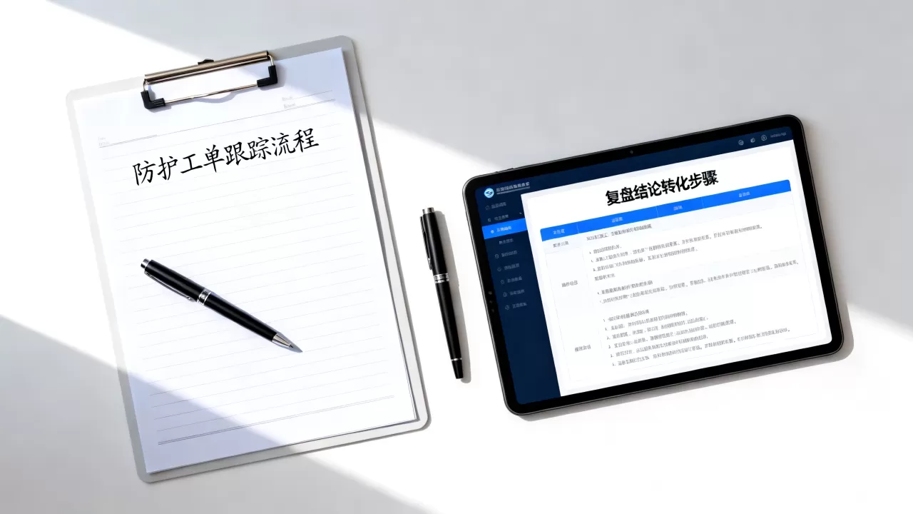复盘结论如何转化为防护工单的跟踪机制,防护工单跟踪怎么做? 复盘结论如何转化为防护工单的跟踪机制,防护工单跟踪怎么做?