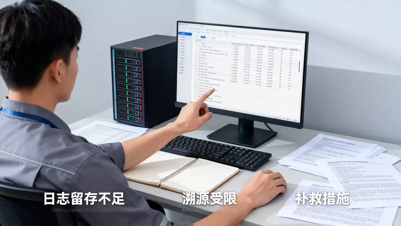 日志留存不足时溯源受限如何补救？日志留存不足怎么办？