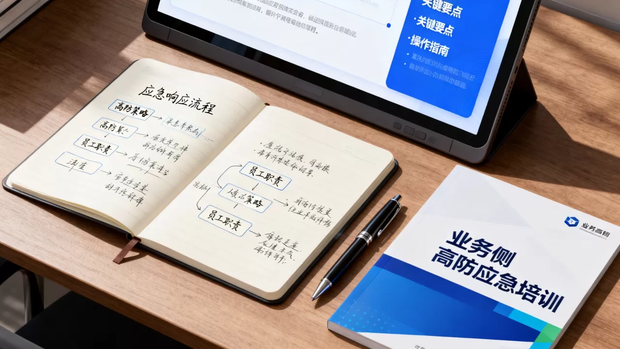 业务侧员工高防应急培训内容如何设计，有哪些关键要点？