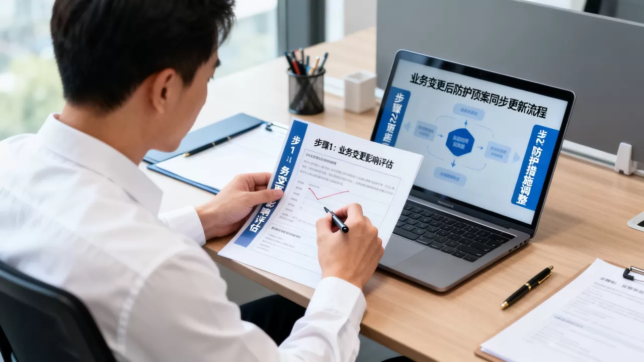 防护预案在业务变更后如何同步去更新,业务变更后防护预案如何更新 防护预案在业务变更后如何同步去更新,业务变更后防护预案如何更新