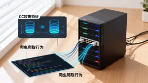 应用层CC攻击与爬虫爬取如何区分处理，怎样区分CC攻击和爬虫爬取