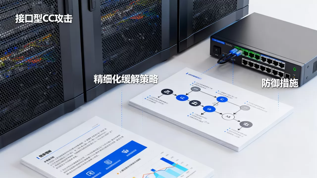 针对接口型CC攻击的精细化缓解策略有哪些，如何有效防御接口型CC攻击？