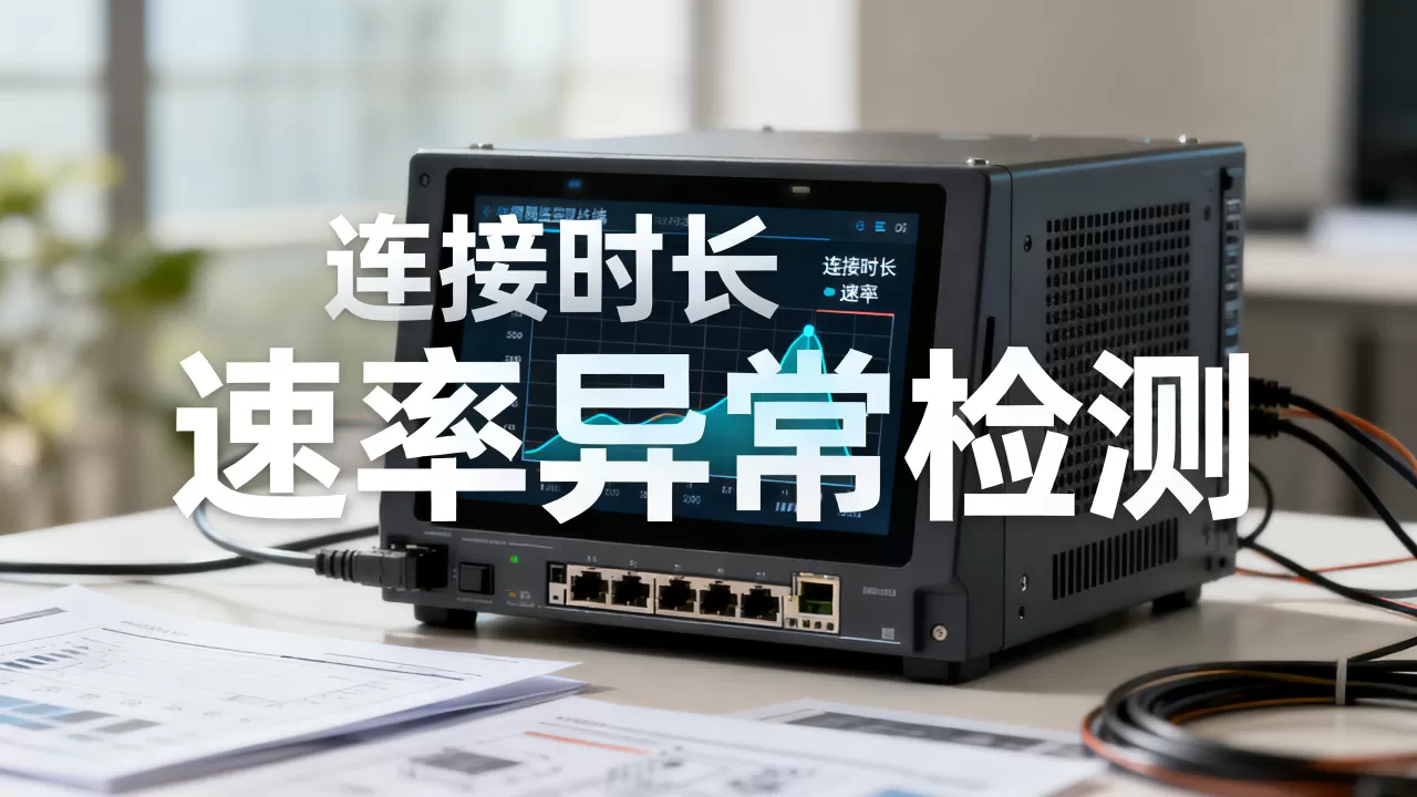 慢速攻击检测模型如何结合连接时长与速率，连接时长速率异常检测