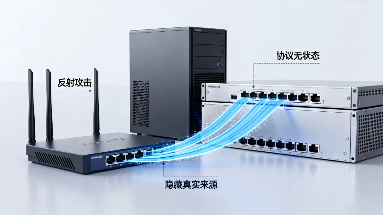 反射攻击利用协议无状态特性隐藏真实来源 反射攻击利用协议无状态特性隐藏真实来源