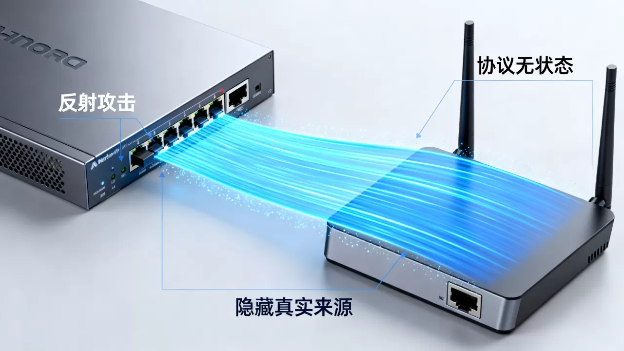 反射攻击利用协议无状态特性隐藏真实来源 反射攻击利用协议无状态特性隐藏真实来源
