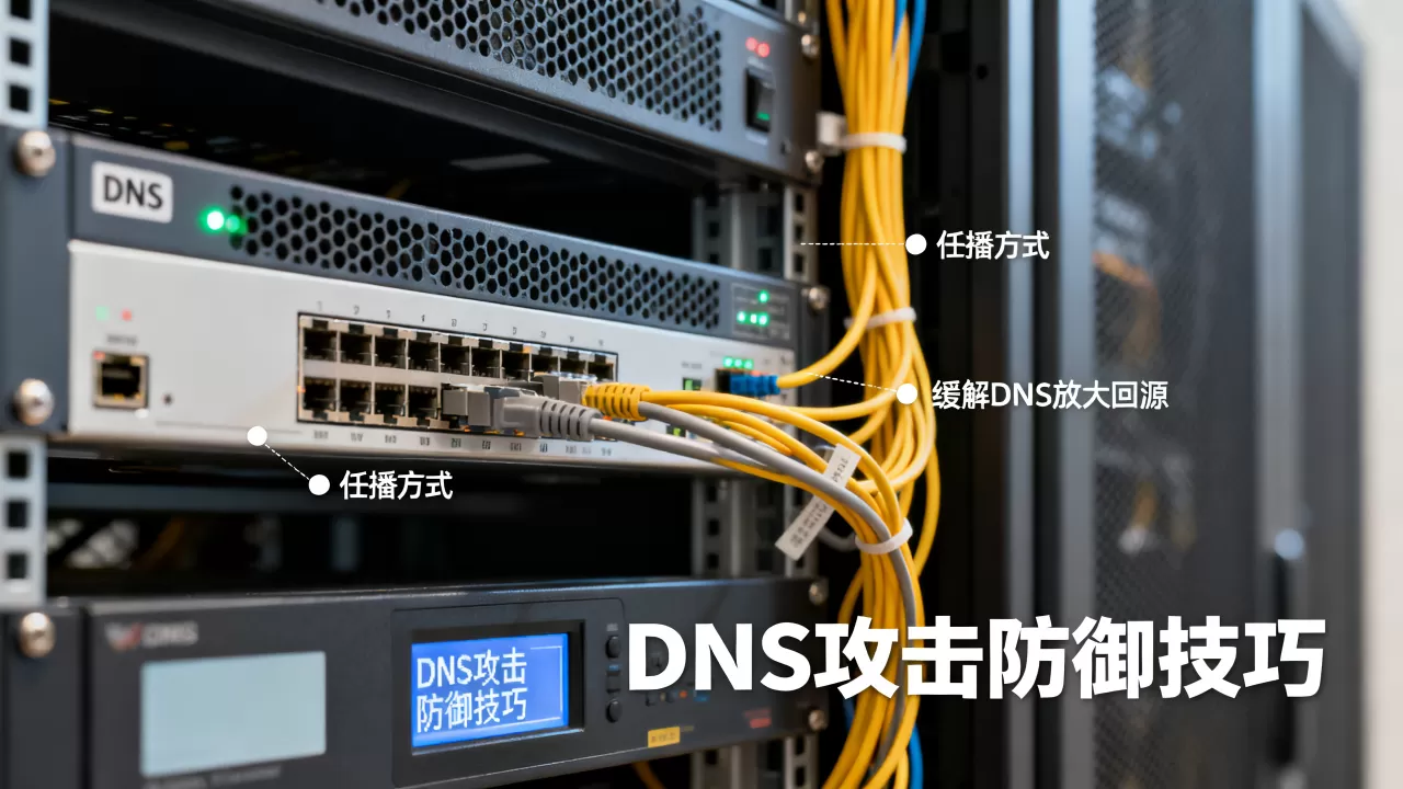 任播方式如何缓解DNS放大回源？DNS攻击防御技巧有哪些？