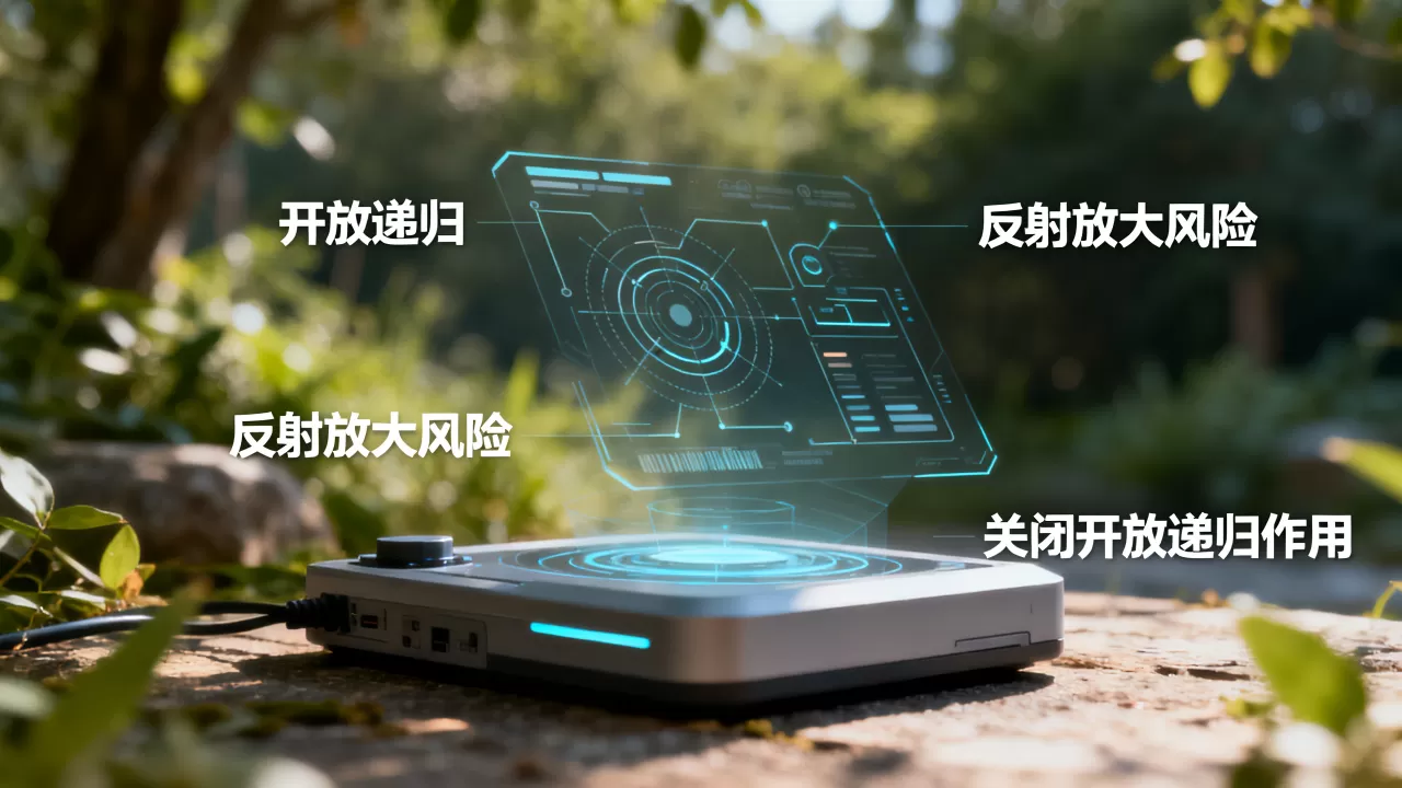 关闭开放递归可降低反射放大风险吗？，关闭开放递归的作用是什么