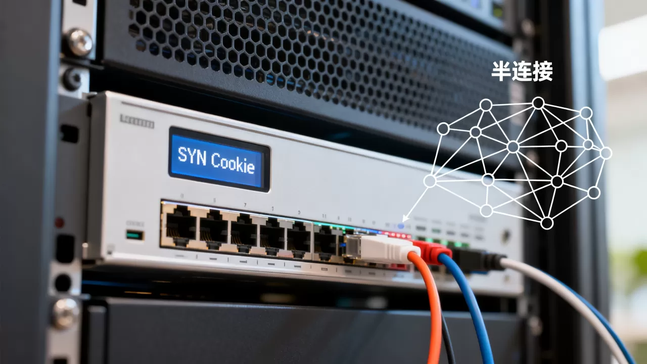 服务器启用SYN Cookie后如何跳过半连接？，半连接是什么