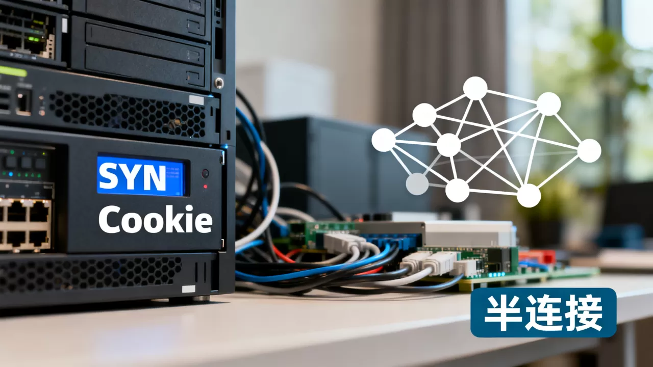服务器启用SYN Cookie后如何跳过半连接？，半连接是什么