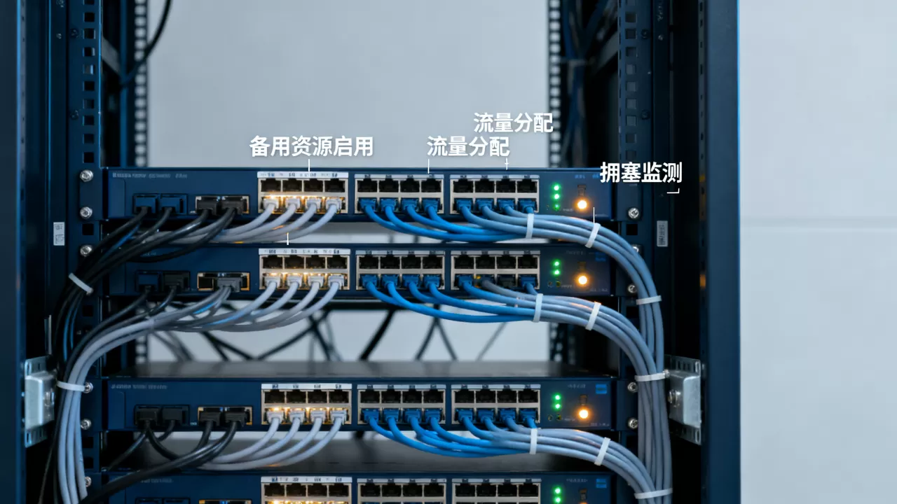 攻击峰值时如何避免单点拥塞?,按需启用备用资源的方法 攻击峰值时如何避免单点拥塞?,按需启用备用资源的方法