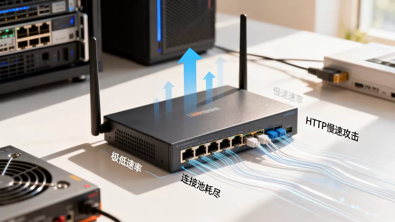 HTTP慢速攻击如何用极低速率耗尽连接池，慢速攻击原理是什么