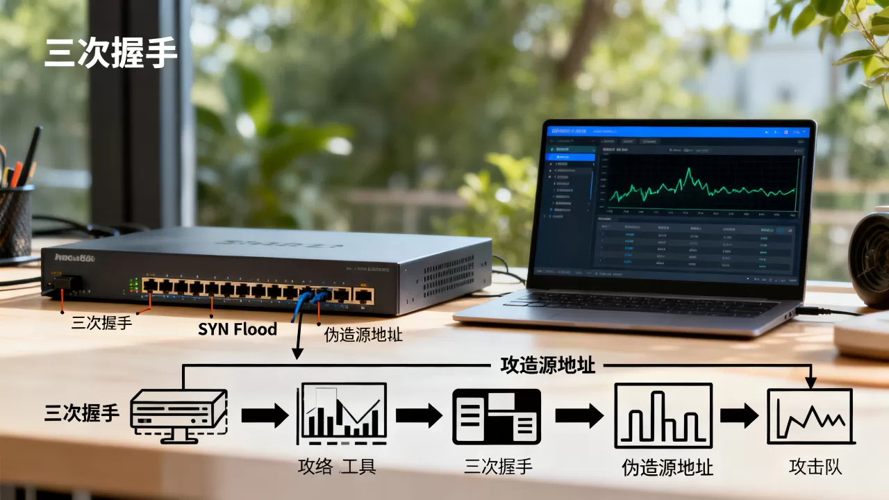 从三次握手看伪造源地址发起SYN Flood的手法 从三次握手看伪造源地址发起SYN Flood的手法