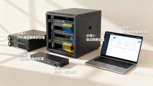 智能DNS调度与健康检查的联动配置如何实现？，具体配置步骤有哪些