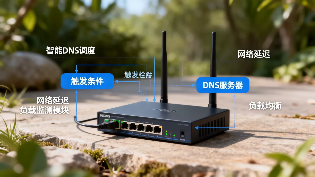 路由优化中智能DNS调度触发条件是什么？智能DNS调度触发条件