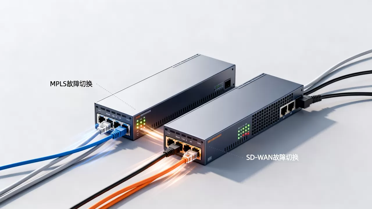 MPLS与SD-WAN故障切换能力哪个更强？，MPLS SD-WAN 故障切换对比