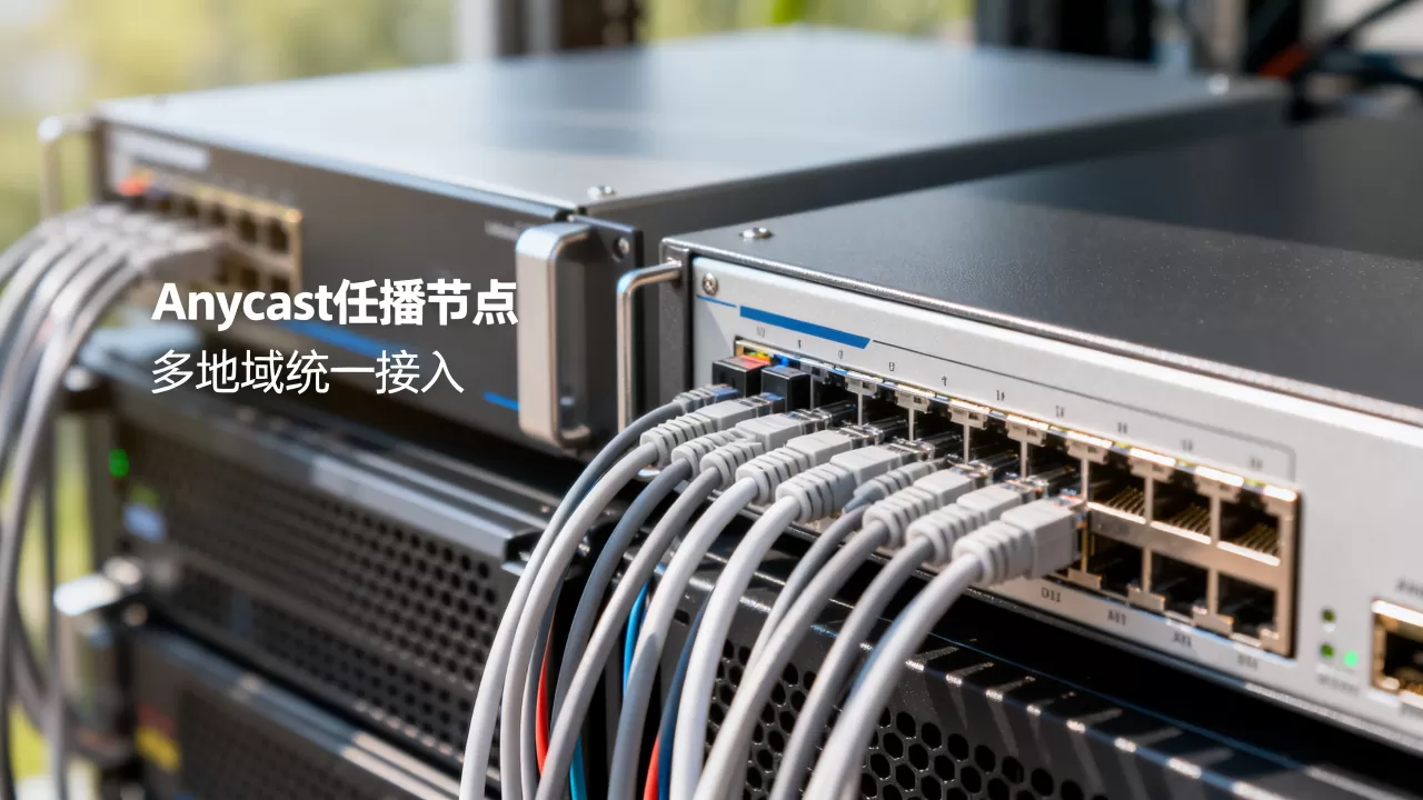 多地域业务用Anycast任播实现统一接入的方法