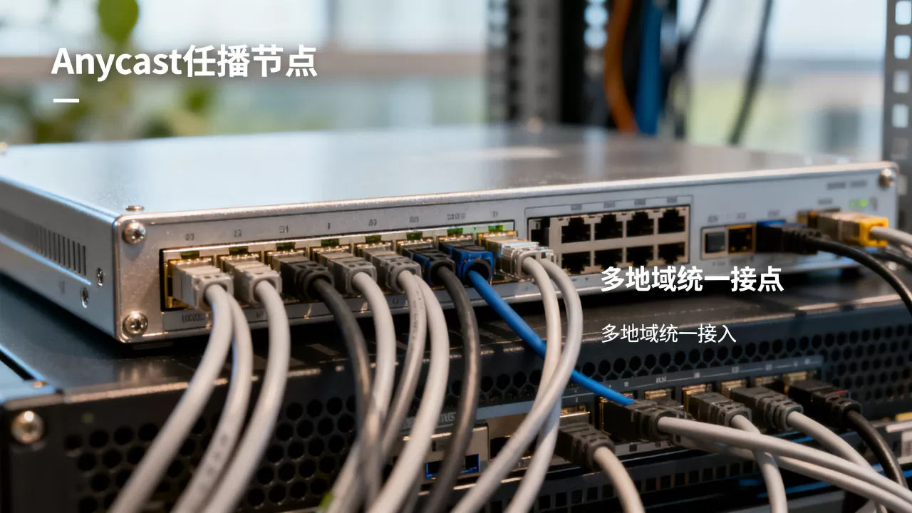 多地域业务用Anycast任播实现统一接入的方法