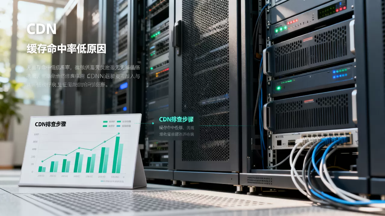 缓存命中率偏低在接入后的常见原因有哪些？接入CDN后如何排查命中率低的问题？