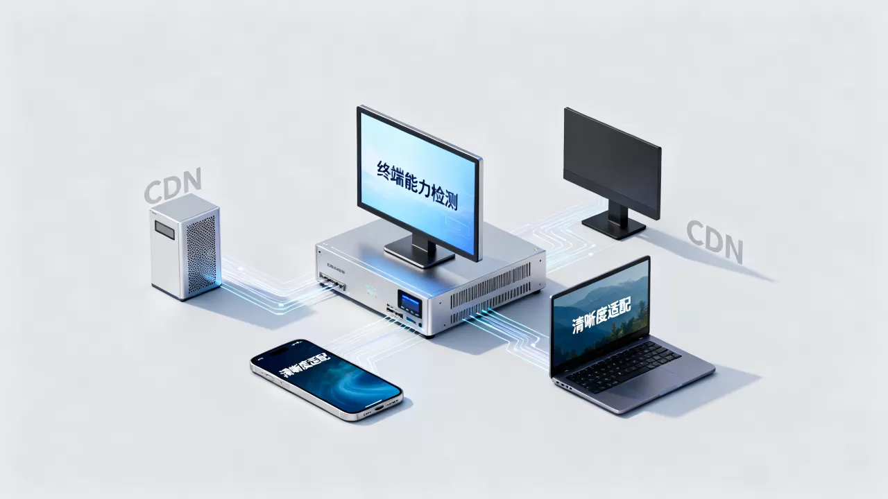 视频CDN如何根据终端能力下发合适清晰度？CDN自适应清晰度