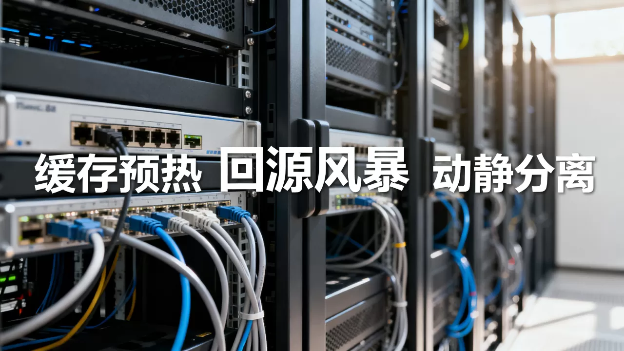 动静分离里缓存预热怎么避免回源风暴?,回源风暴如何防范 动静分离里缓存预热怎么避免回源风暴?,回源风暴如何防范