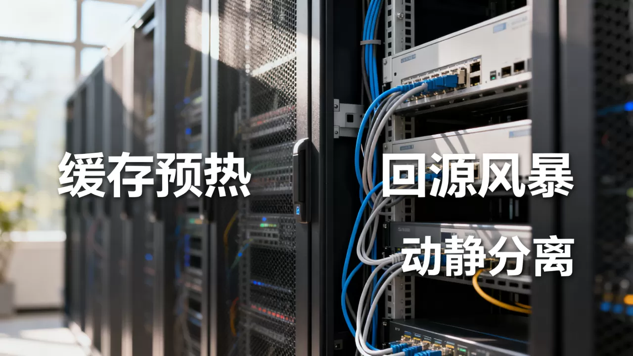 动静分离里缓存预热怎么避免回源风暴?,回源风暴如何防范 动静分离里缓存预热怎么避免回源风暴?,回源风暴如何防范