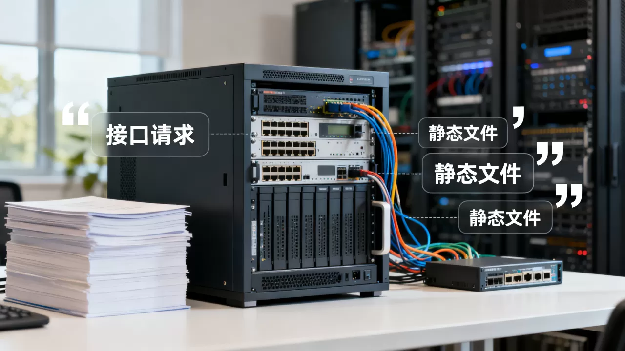 动静分离架构下接口请求与静态文件如何分流?,动静分离架构疑问 动静分离架构下接口请求与静态文件如何分流?,动静分离架构疑问
