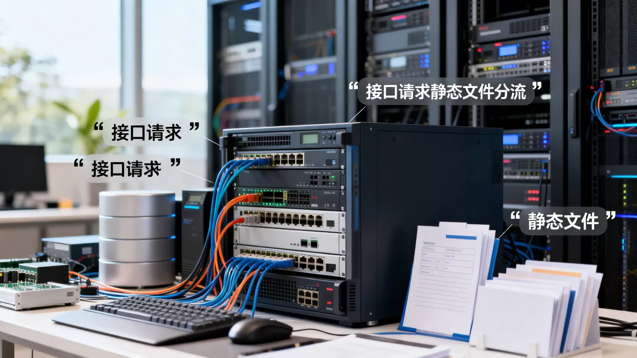动静分离架构下接口请求与静态文件如何分流?,动静分离架构疑问 动静分离架构下接口请求与静态文件如何分流?,动静分离架构疑问