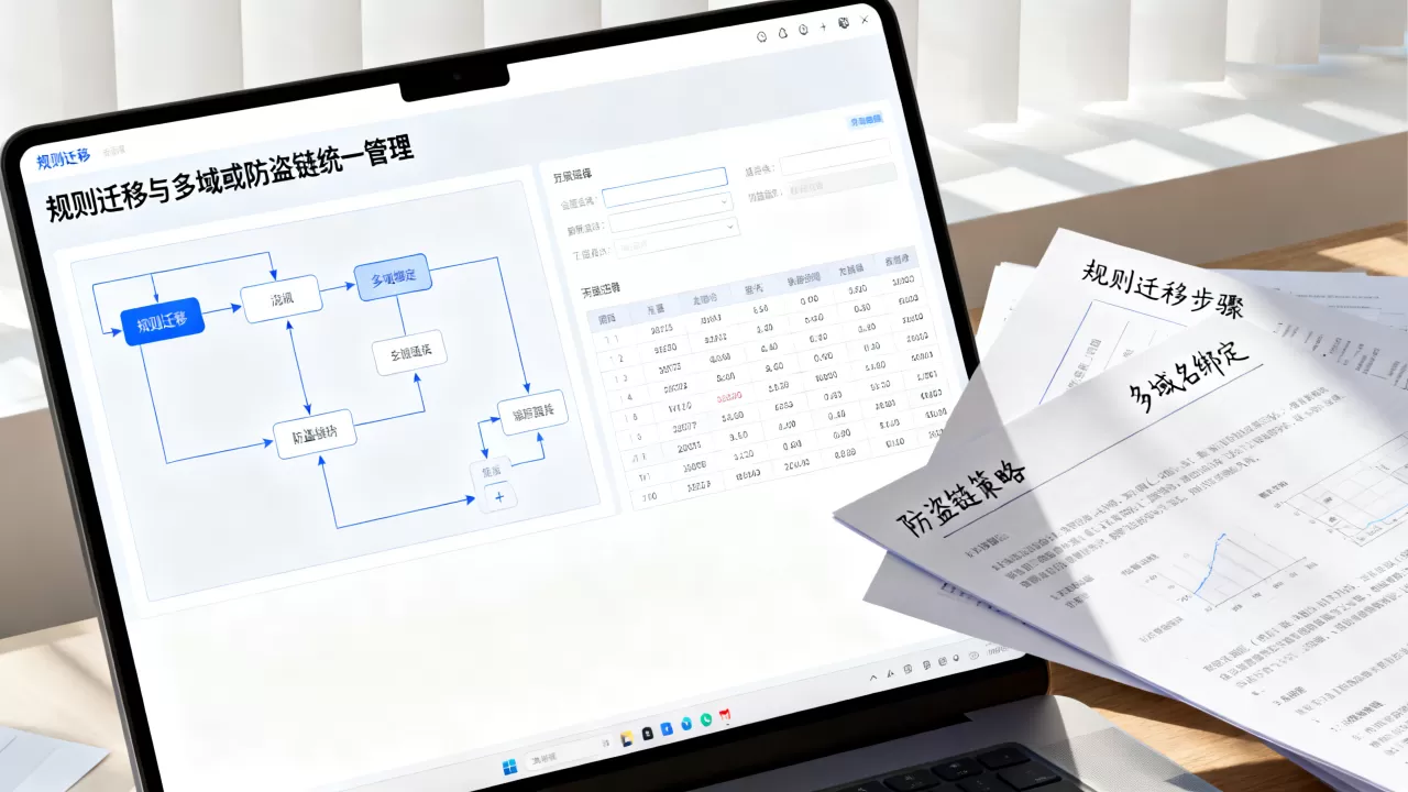 规则迁移与多域名防盗链统一管理的操作建议