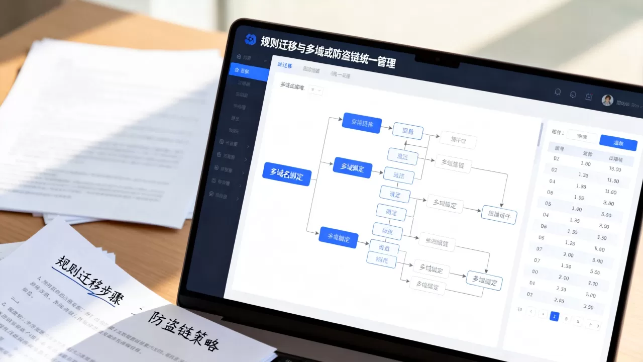 规则迁移与多域名防盗链统一管理的操作建议