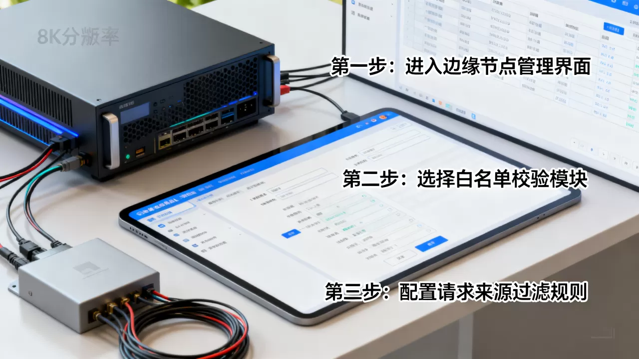 边缘节点白名单校验怎么配置？请求来源过滤步骤详解