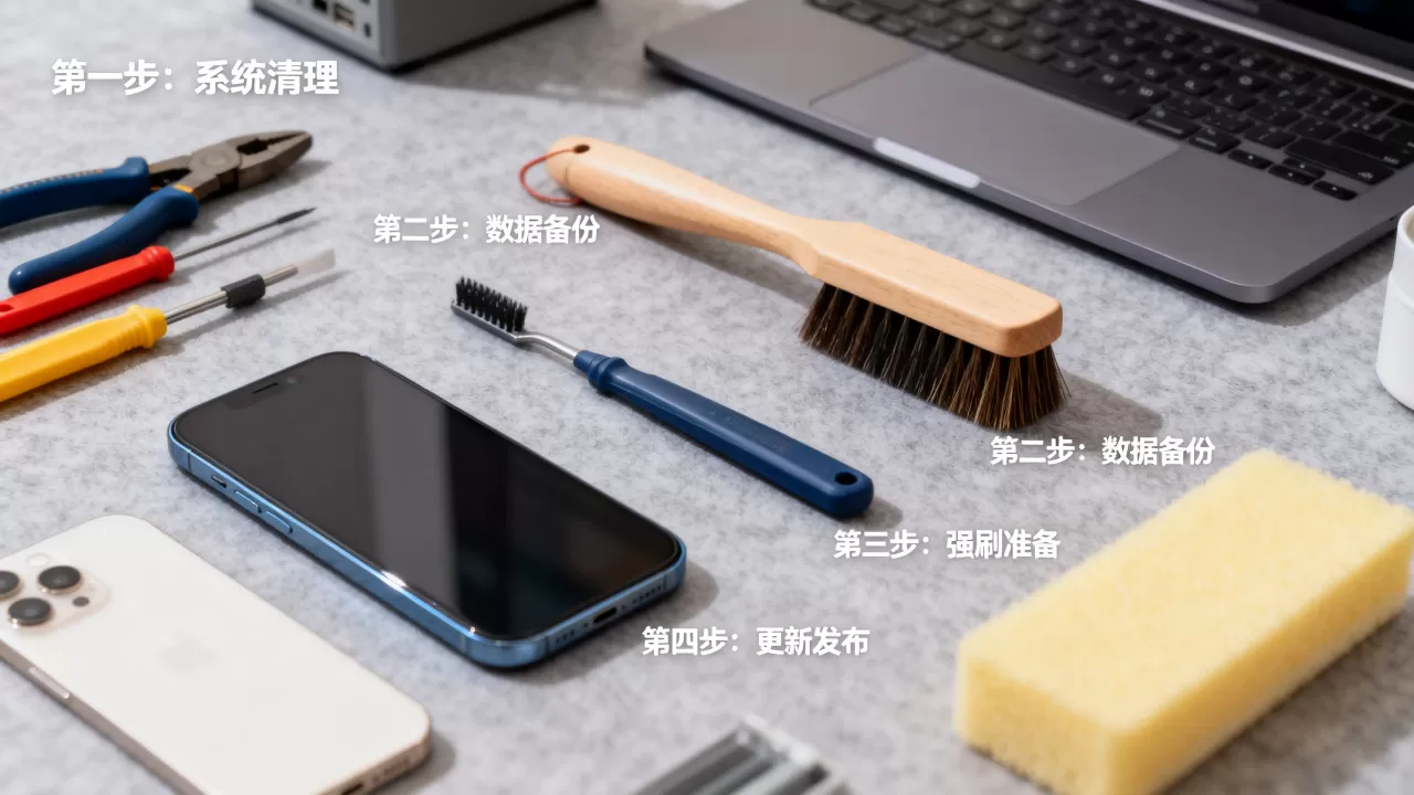 清理操作与强刷配合使用的更新发布标准流程是什么?怎么操作 清理操作与强刷配合使用的更新发布标准流程是什么?怎么操作
