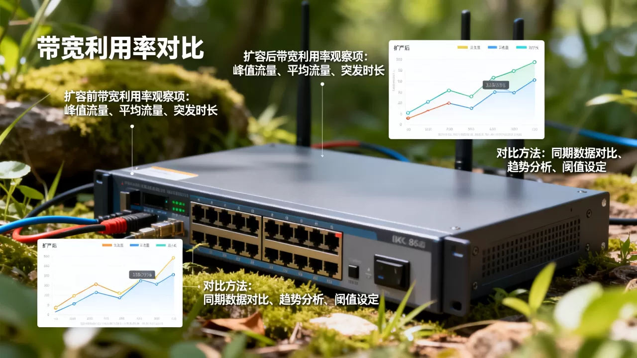 扩容前后带宽利用率对比观察项有哪些?扩容前后带宽利用率怎么对比? 扩容前后带宽利用率对比观察项有哪些?扩容前后带宽利用率怎么对比?