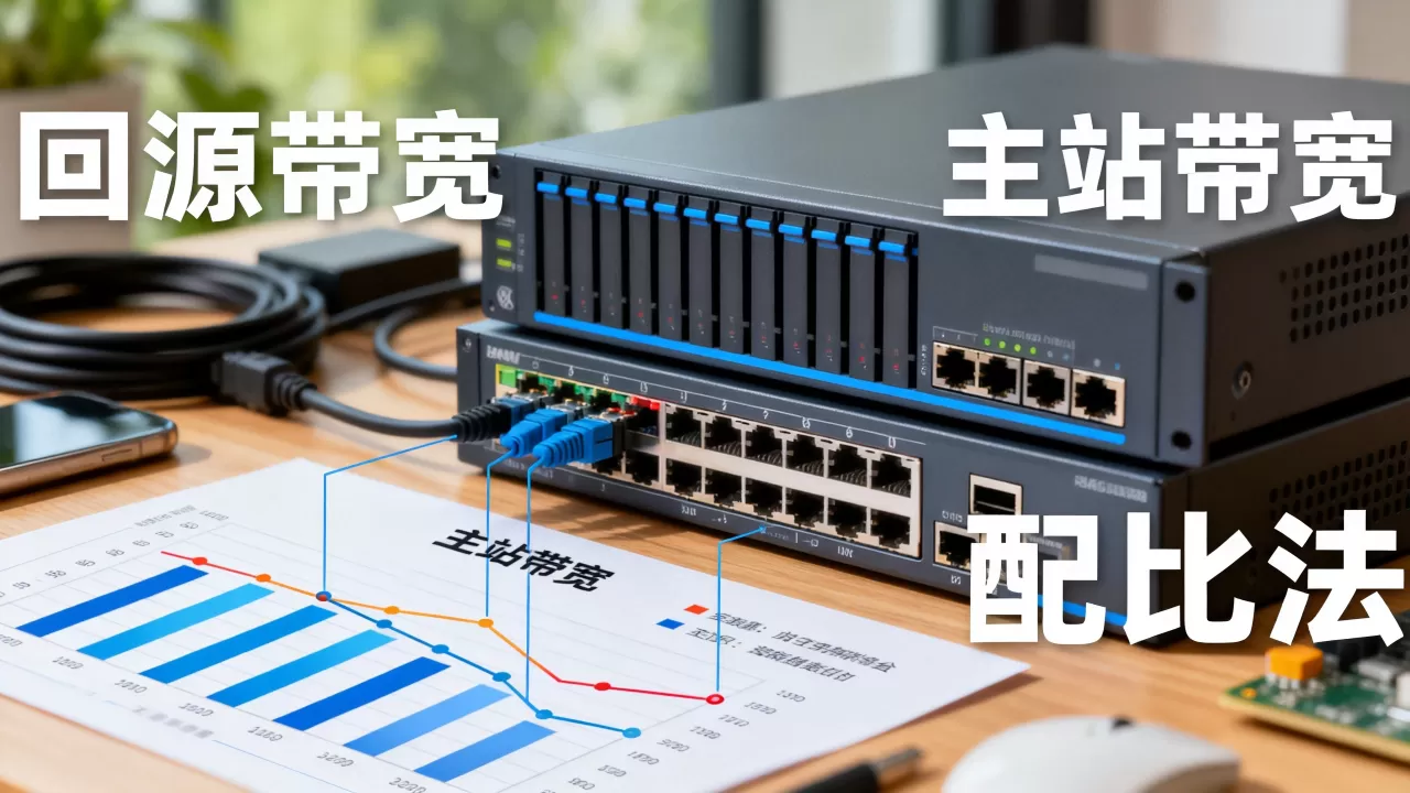 出海业务回源与主站带宽配比法怎么用？，回源带宽与主站带宽如何配比