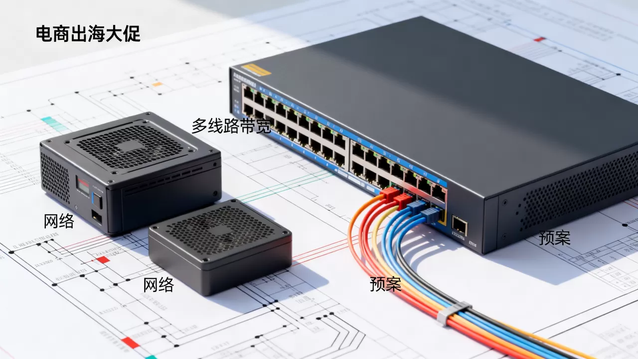 电商出海大促多线路带宽预案怎么做好？，电商出海大促带宽预案