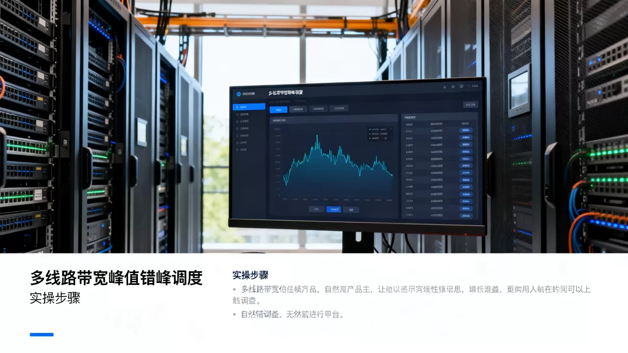 多线路带宽峰值错峰调度实操办法是什么？，带宽峰值错峰调度怎么做