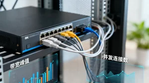 下载业务带宽峰值与并发连接数有什么关系？如何计算带宽峰值？