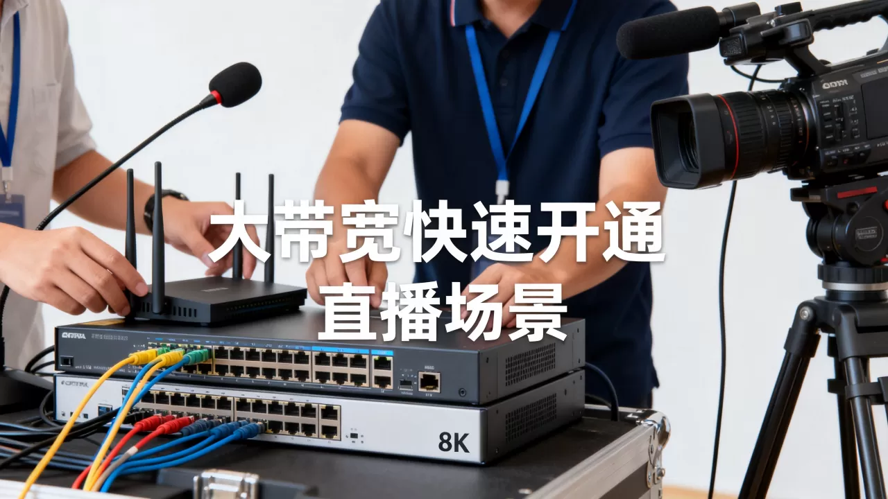 突发事件直播大带宽如何快速开通，大带宽快速开通有何技巧