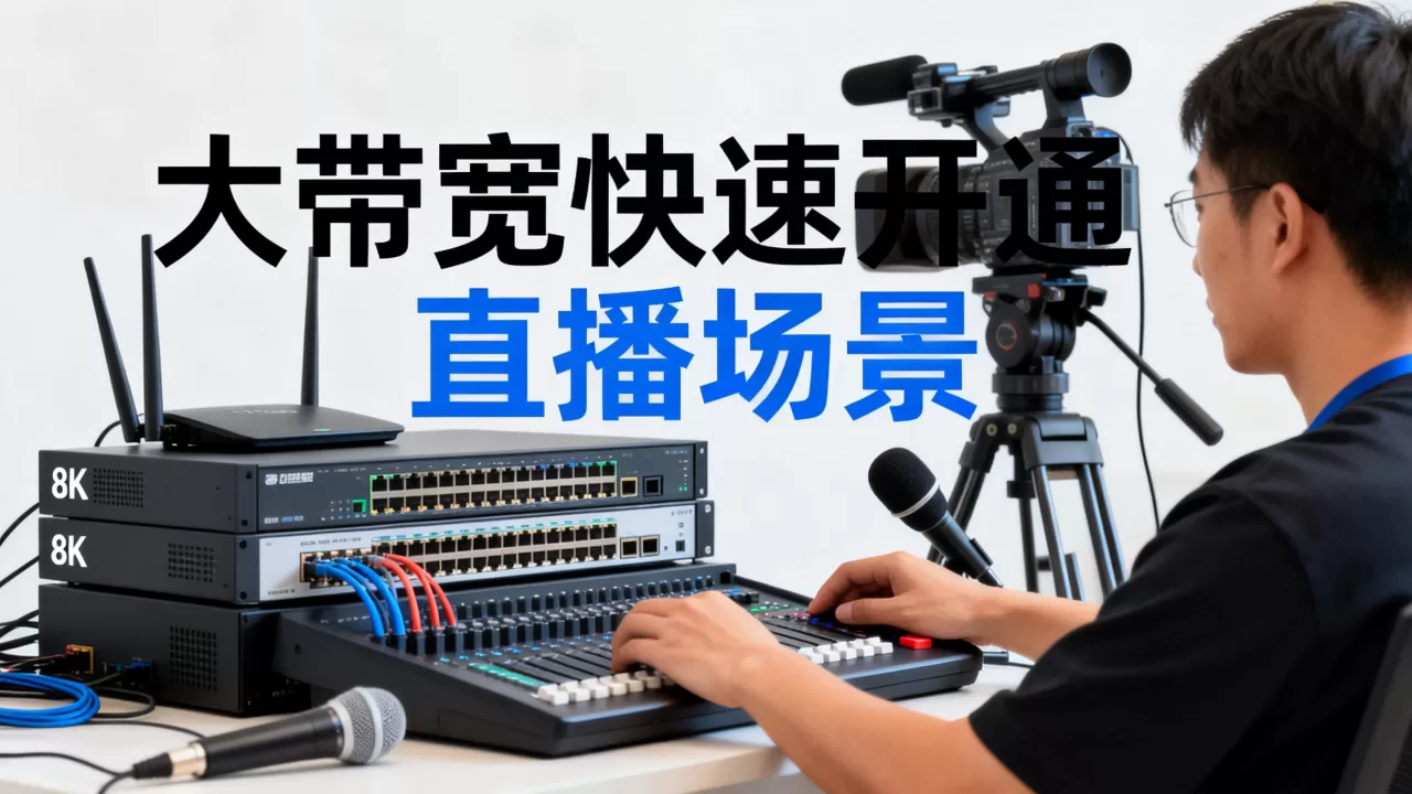 突发事件直播大带宽如何快速开通，大带宽快速开通有何技巧