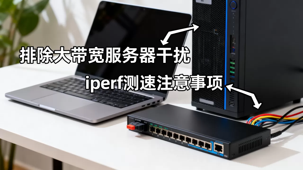 用iperf测速为什么要排除大带宽服务器干扰？iperf测速注意事项